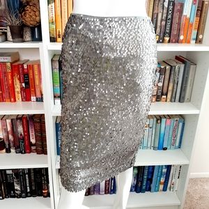 Sequin Pencil Skirt